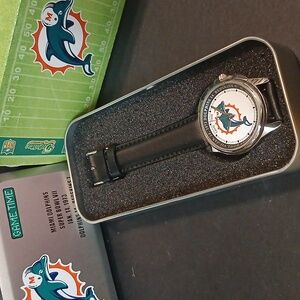 Miami Dolphins super bowl 7 men's wrist watch